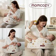 Momcozy Memory Foam Nursing Pillow with Safety Border Art.280038 Moon Ergonomisks barošanas spilvens, kas izgatavots no memory foam ar aizsargājošu sānu maliņu