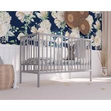 Bocian Baby Cot Magda 120x60 Art.280151 White Детская деревянная кроватка 120x60см