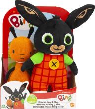 Bing ToyS and Flop Art.BNG43000  Высококачественная мягкая, плюшевая  игрушка Бинг,25см+Флоп 19 см