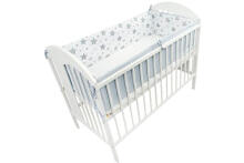 Bedding set - 6  parts - 120/90/360 - NEW STARS - GREY