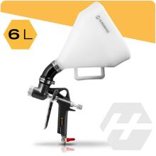 Pneumatic plastering spray gun for wall painting 6l Humberg HM-259