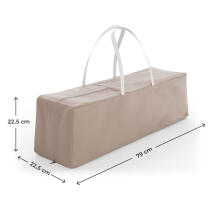 KINDERKRAFT Travel Crib LEODY UP beige with accessories