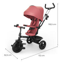 KINDERKRAFT Tricycle ASTON 2 PLUS Pink