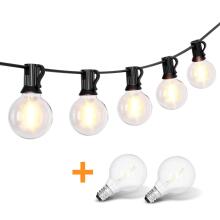 Dārza gaismu virtene 25x LED 15m 9 režīmi dārza lampiņas 9W