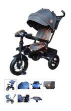 Bebe Basic Schumacher Kid  Air Trike Art.281267 Beige Children's tricycle with handlebars, roof and inflatable wheels