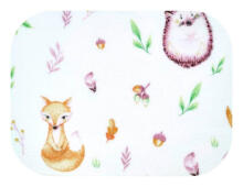 Diaper - 24823 - FLANNEL PRINT - EGA -  PTASZEK I PIÓRKO - size 70x80 cm