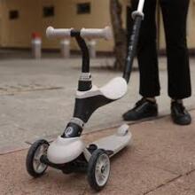 Qplay Sema 5 in 1 Scooter Art.281328 Beige Детский самокат с сиденьем 3 в 1