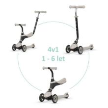 Qplay Sema 5 in 1 Scooter Art.281328 Beige Детский самокат с сиденьем 3 в 1