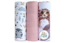 Diaper - SET 33 - 6049 - MUSLIN - EGA - size 60x80 cm