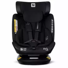 Aga Design Hamilton 360 I-Size Art.FR01 Diamond Black Autosēdeklītis 0-36 kg