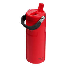 Thermos bottle with straw The IceFlow Bottle Flip Straw 2.0 0.47L dark red