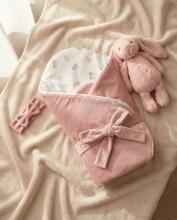 MY TREE Baby Wrap 75x75 Powdered Bows CP9