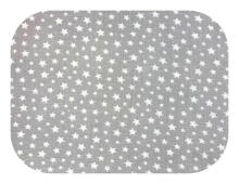 Diaper - 20573 - TETRA PRINT - EGA - GWIAZDOZBIÓR - WHITE/GREY- size 70x80 cm