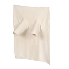 Blanket with sleeves - TB03963 - KANGOO MINI - size 70x90 - ECRU