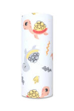 Diaper - 27664 - FLANNEL PRINT - EGA - ŻÓŁWIK - SALOMON  size 70x80 cm