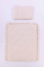 Bedding set - 5 parts - 120/90/360 - PURE - P02-0831 - CAPPUCINO