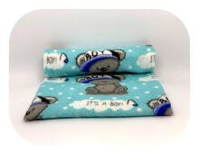 Diaper - 17450 - FLANNEL PRINT - EGA -  BOY - TURKUS- size 70x80 cm