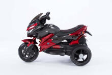 Akumulatora motocikls - 12V - lakots - 5188 - EVA riteņi - SARKANS