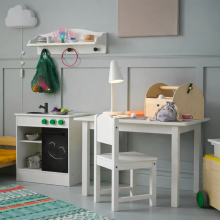 Made in Sweden, children’s table set, table + 2 chairs, Art. 102.016.73B