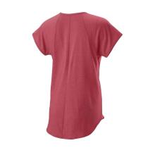 W TRAINING V-NECK TEE HOLLY BERRY