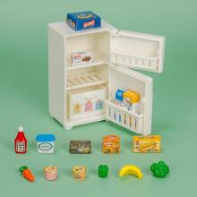Sylvanian Families – Mini Fridge with Food – Mini Kitchen Set