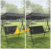 Z-HOME, 127 x 100 cm, Art.63207C, replacement garden swing seat cover, waterproof base material