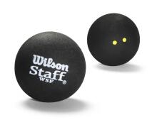 WILSON squash balls STAFF Pack of 2 - double yellow dot