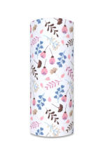 Diaper - 27640 - FLANNEL PRINT - EGA - LETNIA ŁĄKA - PINK - size 70x80 cm