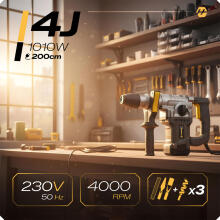 Перфоратор Перфоратор 4J SDS PLUS 1010 Вт Humberg HM-430