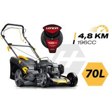 Газонокосилка с приводом 51 см 70 л Loncin 196cc + масло Humberg HM-601