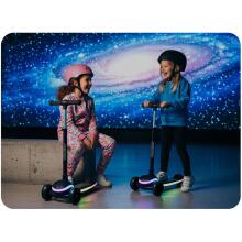 Three-Wheeled Balance Scooter for Kids LED Ricokids Leddi - Black