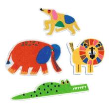 60 felt stickers - Animals everywhere!