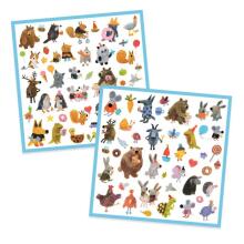 160 stickers - Fluffy friends