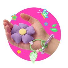 Good Feelings 6 - Flower key ring with wrist strap, 2 assorted