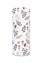 Diaper - 27763 - FLANNEL PRINT - EGA - LETNIA ŁĄKA - BROWN -size 70x80 cm