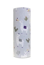 Diaper - 25097 - TETRA PRINT - EGA - LAMA - GREY / WHITE - size 70x80 cm