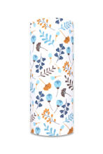 Diaper - 27633 - FLANNEL PRINT - EGA - LETNIA ŁĄKA - BLUE - size 70x80 cm