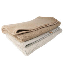Blanket - ZAFFIRO - WOOL - NEVADA / BARANEK - BROWN - size 75x100 cm
