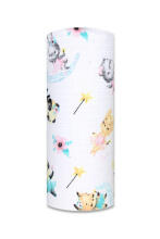 Diaper - 12486 - TETRA PRINT - EGA - MAGICAL WORLD - size 70x80 cm