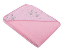 Bathing cover - 417 - TERRY - FROTTE - size 100x100 - PINK