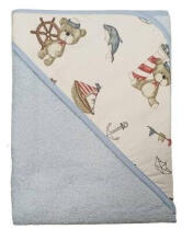 Bathing cover - 417 - TERRY - FROTTE - size 100x100 - BLUE