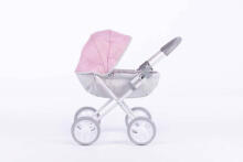 Pram for Doll  - 9325 - SUSIE - SWEET PINK and GREY