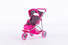 Stroller for Doll - 9326 - KATE - BLACK and PINK