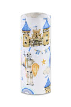 Diaper - 3766 - TETRA PRINT - EGA - CASLE - BLUE - size 70x80 cm