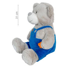 Plush toy - 84535 / 45353 - TEDDY BEAR in PANTS-  size  31 cm