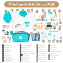 Bebe Basic Deluxe Wooden Doctor Set  Art.283923 Play set accessories for  doctor