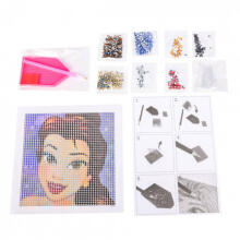 DIAMANTU MOZAĪKA - 3880 - DISNEJA PRINCESES - BELLA