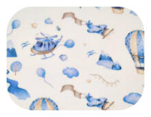 Diaper - 24830 - FLANNEL PRINT - EGA - LOTNISKO - BLUE -size 70x80 cm