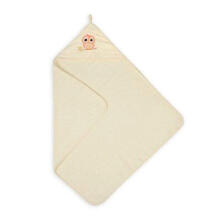 Bathing cover - TB0393/02 - TERRY - ROBIN - size 80x80 - OWL - LIGHT BEIGE