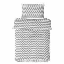 Cover set - 2 pcs - 120x90, 40x60  - ZIGZAG - GREY